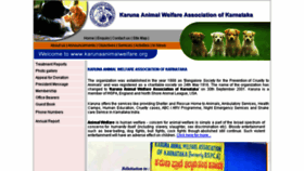 What Karunaanimalwelfare.org website looked like in 2018 (5 years ago)