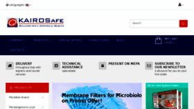 What Kairosafe.it website looked like in 2018 (5 years ago)