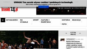 What Krasnik24.pl website looked like in 2018 (5 years ago)