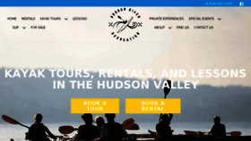 What Kayakhudson.com website looked like in 2018 (5 years ago)