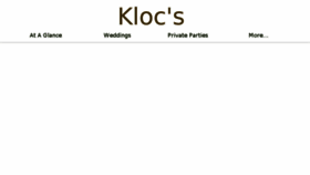 What Klocsgrove.com website looked like in 2018 (5 years ago)
