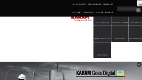 What Karamonline.com website looked like in 2018 (5 years ago)