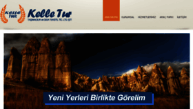 What Kelletur.com website looked like in 2018 (7 years ago)