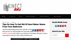 What Kinectaku.com website looked like in 2018 (5 years ago)