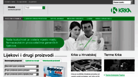 What Krka-farma.hr website looked like in 2018 (5 years ago)