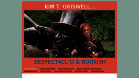 What Kimgriswell.com website looked like in 2018 (5 years ago)