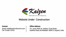 What Kaizeninfocomm.com website looked like in 2018 (5 years ago)