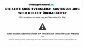 What Kreditvergleich-kostenlos.org website looked like in 2018 (5 years ago)