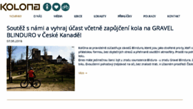 What Kolonakemp.cz website looked like in 2018 (5 years ago)