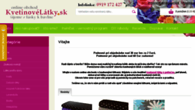 What Kvetinovelatky.sk website looked like in 2018 (8 years ago)