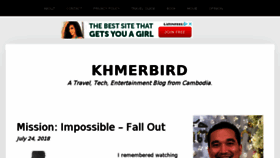 What Khmerbird.com website looked like in 2018 (5 years ago)