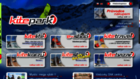 What Kite-park.cz website looked like in 2018 (5 years ago)