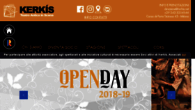 What Kerkis.net website looked like in 2018 (5 years ago)