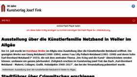 What Kunstverlag-fink.de website looked like in 2018 (5 years ago)