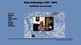 What Klaus-schlesinger.de website looked like in 2018 (5 years ago)
