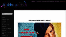 What Kukkuukids.fi website looked like in 2018 (5 years ago)
