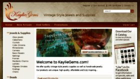 What Kayliegems.com website looked like in 2018 (5 years ago)