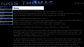 What Kristhomas.net website looked like in 2018 (5 years ago)