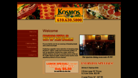 What Kosmospizza.com website looked like in 2018 (5 years ago)