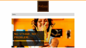 What Kahwacoffee.com website looked like in 2018 (5 years ago)