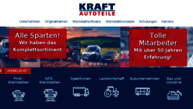 What Kraft-autoteile.de website looked like in 2018 (5 years ago)