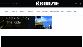 What Kroozercups.com website looked like in 2018 (5 years ago)