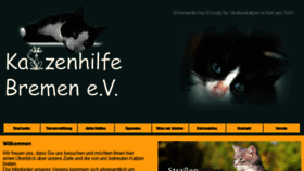 What Katzenhilfe-bremen.de website looked like in 2018 (5 years ago)
