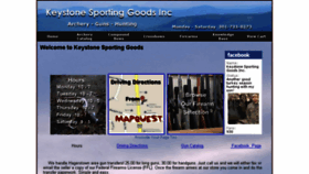 What Keystone-sports.com website looked like in 2018 (5 years ago)