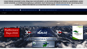 What Kunze-buehnen.com website looked like in 2018 (5 years ago)