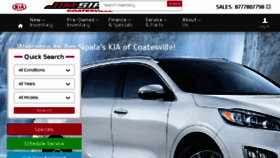 What Kiaofcoatesville.com website looked like in 2018 (5 years ago)
