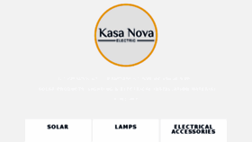 What Kasanova-electric.com website looked like in 2018 (5 years ago)