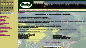 What Kirchbrak.de website looked like in 2018 (5 years ago)
