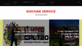 What Khicharservice.com website looked like in 2018 (5 years ago)