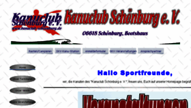 What Kanuclub-schoenburg.de website looked like in 2018 (5 years ago)