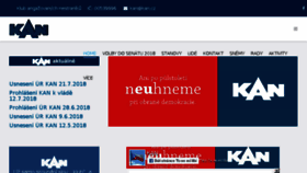 What Kan.cz website looked like in 2018 (5 years ago)