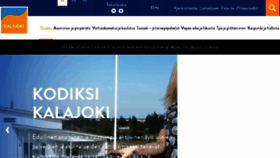 What Kalajoki.fi website looked like in 2018 (5 years ago)