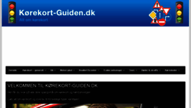 What Koerekort-guiden.dk website looked like in 2018 (5 years ago)