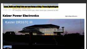 What Kaizerpowerelectronics.dk website looked like in 2018 (5 years ago)