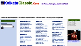 What Kolkataclassic.com website looked like in 2018 (5 years ago)
