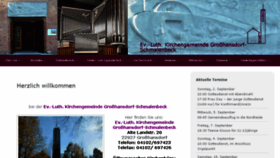 What Kirchengemeindegrosshansdorf.de website looked like in 2018 (5 years ago)