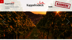 What Kappelrodeck.de website looked like in 2018 (5 years ago)