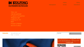 What Kolping.de website looked like in 2018 (6 years ago)