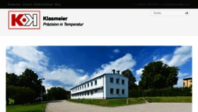 What Klasmeier.com website looked like in 2018 (5 years ago)