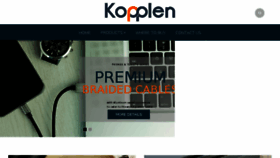What Kopplen.com website looked like in 2018 (5 years ago)