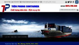 What Kinhdoanhcontainer.com website looked like in 2018 (5 years ago)