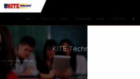 What Kiteinst.com website looked like in 2018 (5 years ago)
