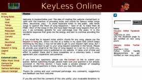 What Keylessonline.com website looked like in 2018 (5 years ago)