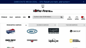 What Koffer-arena.de website looked like in 2018 (5 years ago)