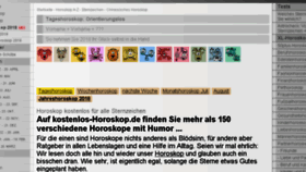 What Kostenlos-horoskop.de website looked like in 2018 (5 years ago)