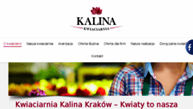 What Kalina.krakow.pl website looked like in 2018 (5 years ago)